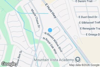 Map image of the property - 521 E Red Rock Trail