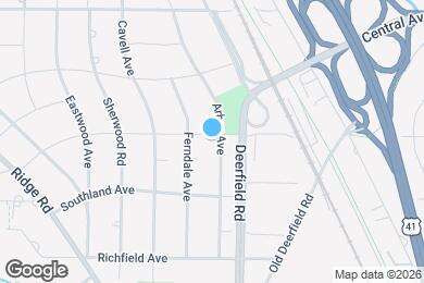 Map image of the property - 1644 Midland Ave