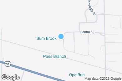 Map image of the property - 1752 James Run Way
