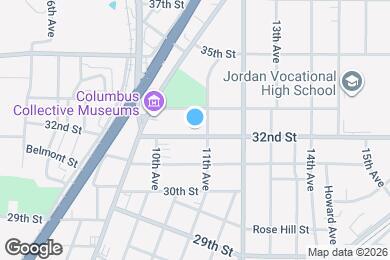 Map image of the property - 1037 32nd St