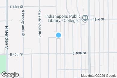 Map image of the property - 4061 Central Ave