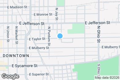 Map image of the property - 805 E Taylor St