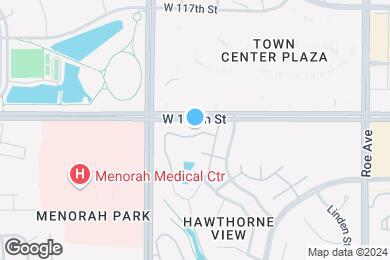 Map image of the property - Hawthorne Apartment Homes