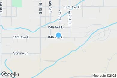 Map image of the property - 610 16th Ave E