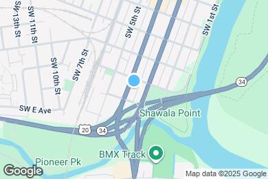 Map image of the property - 719 SW 4th St