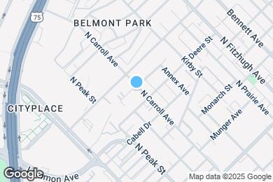 Map image of the property - 2319 N Carroll Ave