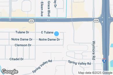 Map image of the property - 322 Notre Dame Dr