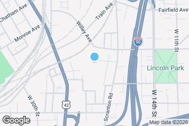 Map image of the property - 1831 Brevier Ave