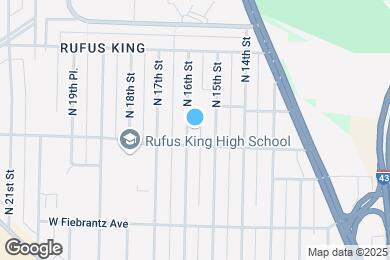 Map image of the property - 4218 N 16th St