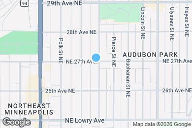 Map image of the property - 2648 Fillmore St NE