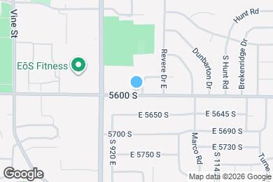 Map image of the property - 977 E 5600 S