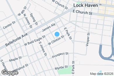 Map image of the property - 223 W Clinton St