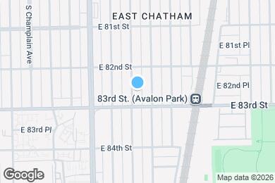 Map image of the property - 8237 S Drexel Ave