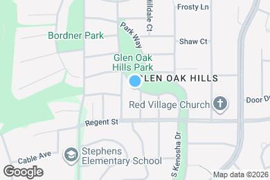 Map image of the property - 122 N Kenosha Dr