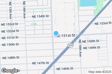 Map image of the property - 1624 NE 151st St