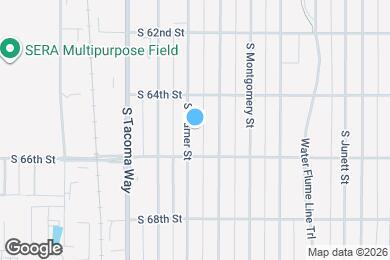 Map image of the property - 6423 S Warner St