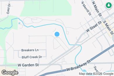 Map image of the property - 303 Thomas Point Dr