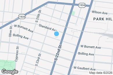 Map image of the property - 2117 W Burnett Ave