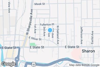 Map image of the property - 116 4th Ave