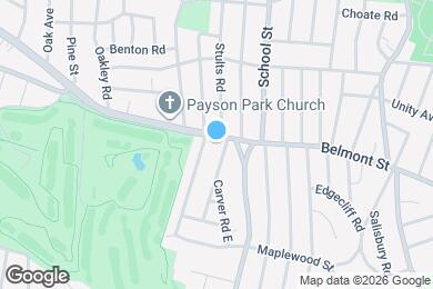 Map image of the property - 332 Belmont St