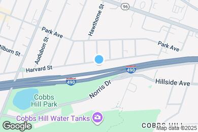 Map image of the property - 923 Harvard St