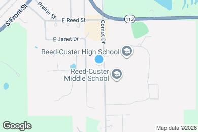 Map image of the property - 380 Comet Dr