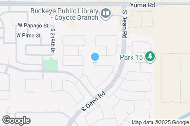 Map image of the property - 21760 W Mohave St