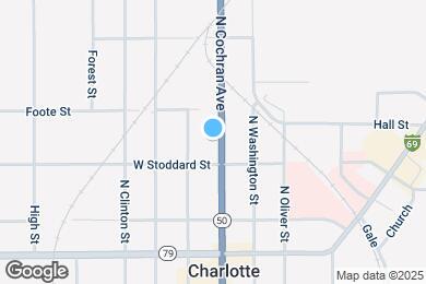 Map image of the property - 319 N Cochran Ave