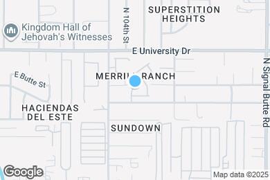 Map image of the property - 261 N Valle Verde