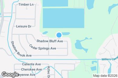 Map image of the property - 9133 Shadow Bluff Ave