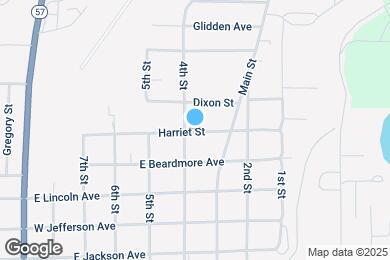 Map image of the property - 374 Harriet St