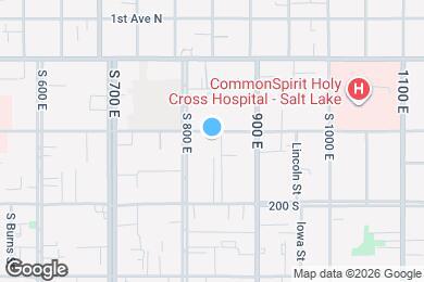 Map image of the property - 828 E 100 S