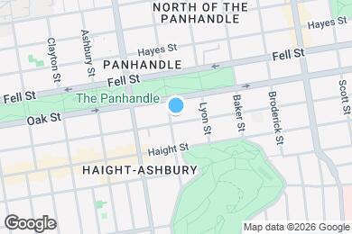 Map image of the property - 1386 Page St