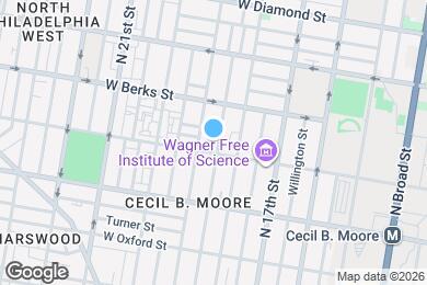 Map image of the property - 1806 N Gratz St