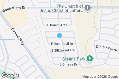 Map image of the property - 1101 E Desert Rose Trail