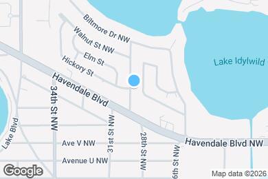 Map image of the property - 2390 29th St NW