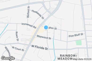 Map image of the property - 1504 Rainbow Dr
