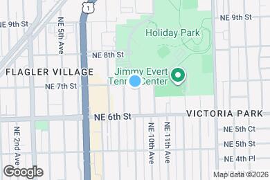 Map image of the property - 820 NE 7th St