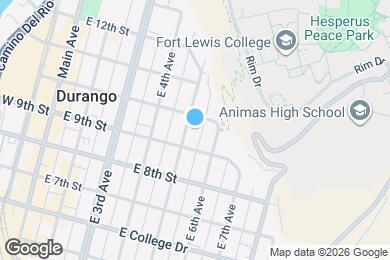 Map image of the property - 944 E 5th Ave