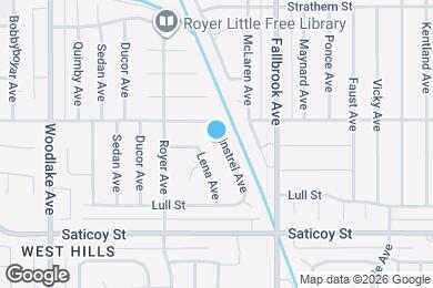 Map image of the property - 7737 Minstrel Ave