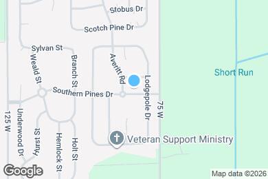 Map image of the property - 476 Southern Pines Dr