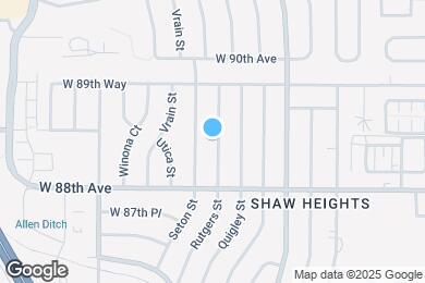 Map image of the property - 8871 Rutgers St