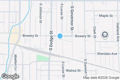 Map image of the property - 609 S Lucas St