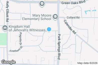 Map image of the property - 3804 Firethorn Dr