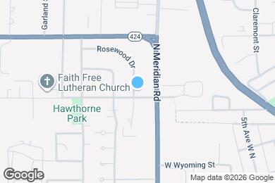 Map image of the property - 205 Rosewood Dr