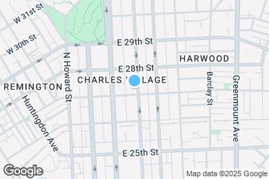 Map image of the property - 2708 Saint Paul St