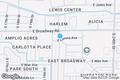 Map image of the property - 1908 E Wier Ave