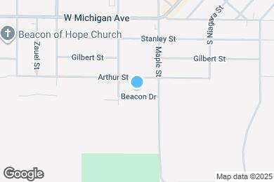 Map image of the property - 1728 Beacon Dr