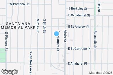 Map image of the property - 2038 S Sycamore St