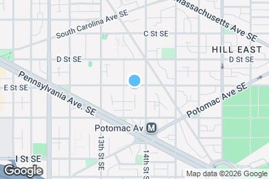 Map image of the property - 1357 E St SE